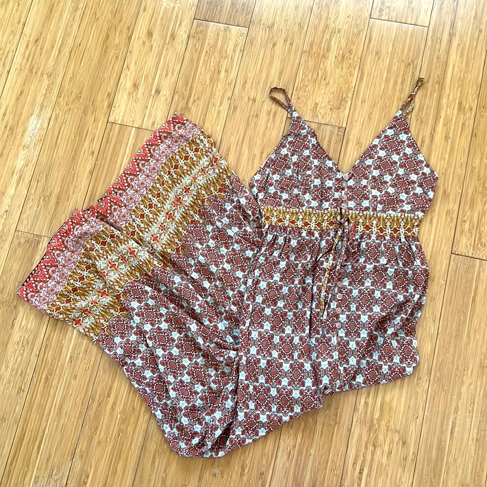 LF boho paisley maxi dress